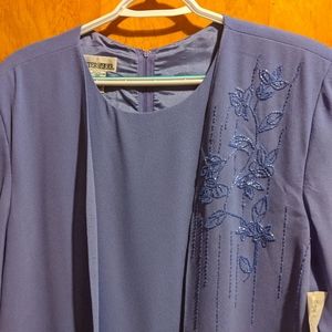 Wowsers full length dress with beadwork